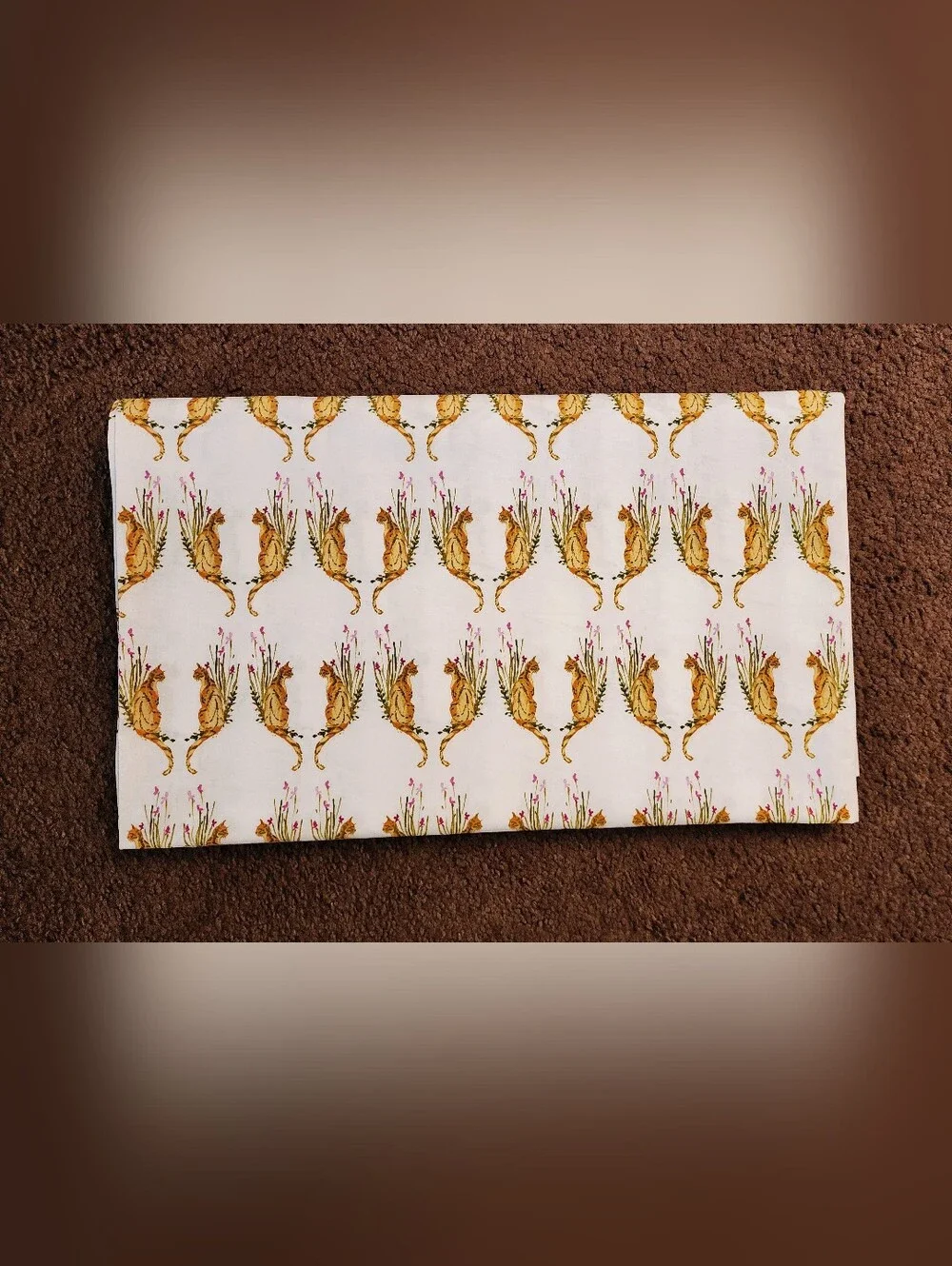 FULL size FLAT bed sheet only Target Opalhouse Jungalow Bengal Cat Tiger 79